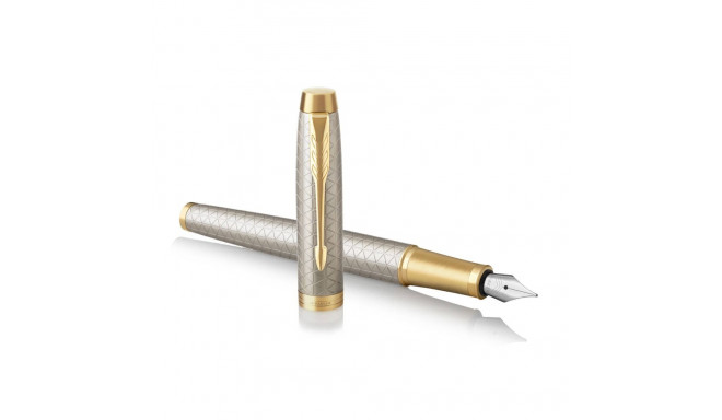 Parker IM Premium Warm Grey GT plunksnakotis (F) - 1931684