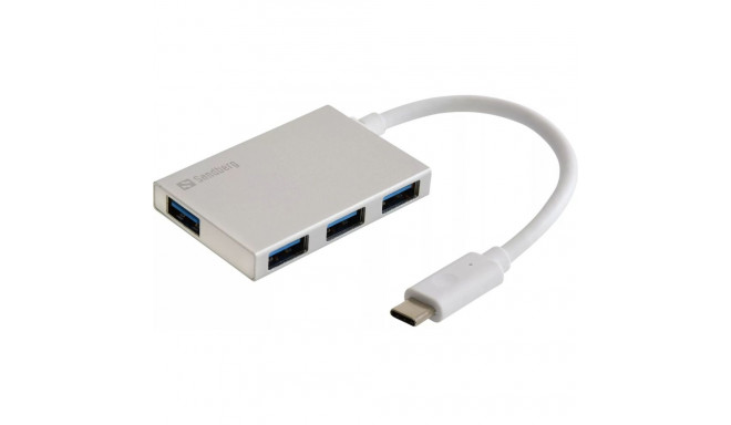 USB jagaja Sandberg USB-C - 4 x USB-A (USB3.0)