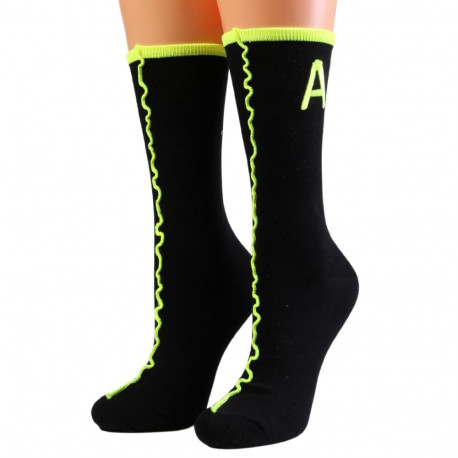 SOKISAHTEL LOORA musta värvi A-tähe sokid 444