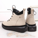 Filippo W PAW482 beige insulated leather platform boots (41) Filippo W PAW482 beige insulated leather platform boots (41)