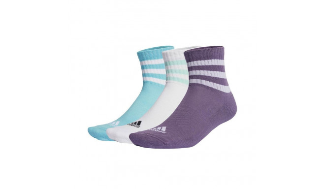 Adidas 3-Stripes Cushioned Sportswear Mid-Cut Socks 3P IJ8263 (40-42)