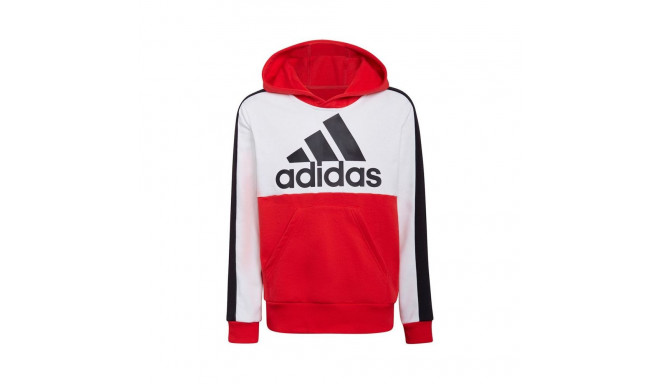 Adidas Colorblock Fleece Hoodie Jr HC5657 sweatshirt (116cm)