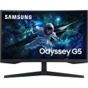 "68,6cm/27"" (2560x1440) Samsung Odyssey G5 S27CG552EU 16:9 QHD Curved 1ms 165Hz HDR10 HDMI DP Black