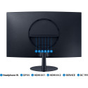 "68cm/27'' (1920x1080) Samsung S27C390EAU 4ms 16:9 2xHDMI DisplayPort Speaker Full HD Black Darkblue