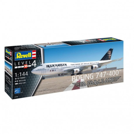 Product: Iron Maiden "Ed Force One" Boeing 747-400 Model Kit
Manufacturer: