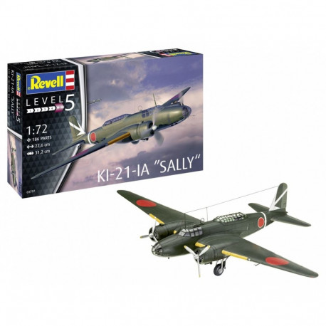 Plastic model Ki-21-LA Sally 1/72