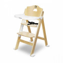 High chair for feeding Floris White Natural