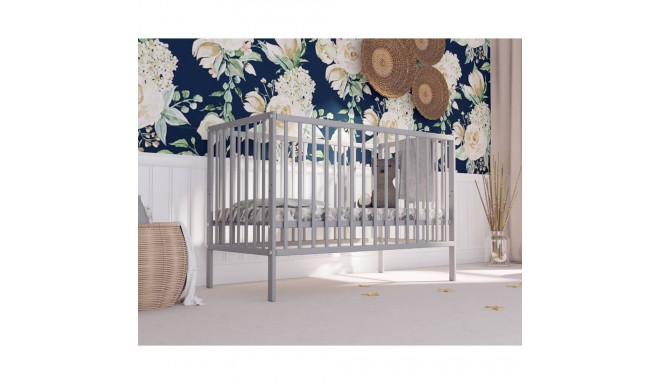 Bob cot MAGDA grey, 120x60