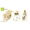 4Baby highchair DECCO brown