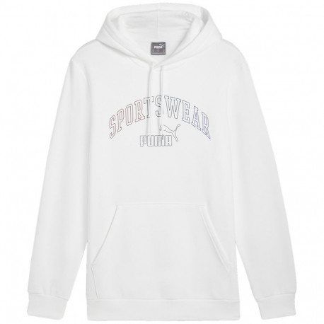 Puma meeste kapuutsiga pusa Ess+ Logo LAB Gradient Hoodie FL 681775 02 XL, valge