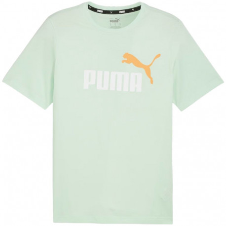 Puma meeste t-särk ESS+ 2 Col Logo Tee 586759 88 M, mündiroheline