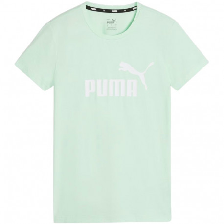 Koszulka damska Puma ESS Logo Tee miętowa 586775 90 S