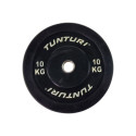 Raskusketas Tunturi Training Bumper Plate 10 kg Black