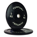 Raskusketas Tunturi Training Bumper Plate 5 kg Black