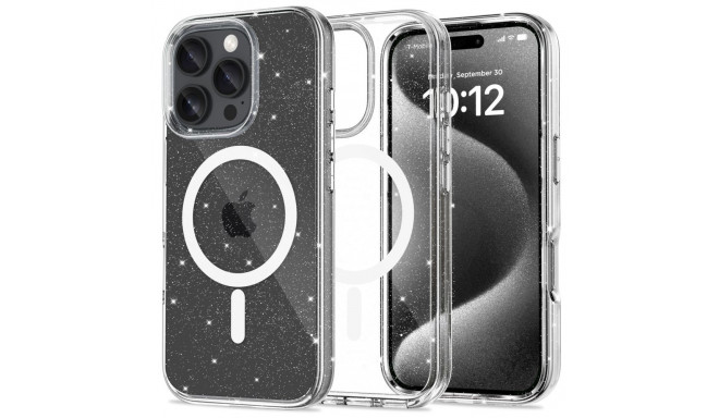 TECH-PROTECT FLEXAIR HYBRID MAGSAFE IPHONE 16 PRO GLITTER