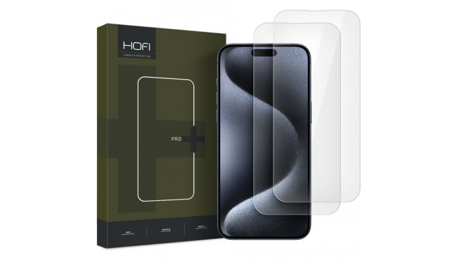 SZKŁO HARTOWANE HOFI GLASS PRO+ 2-PACK IPHONE 16 CLEAR
