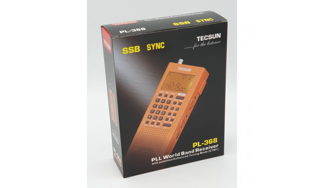 Tecsun PL-368 PLL maailmaraadio FM/SW/LW/SSB must