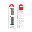 FORCELL F-DESIGN FA02 nylon magnetic strap for APPLE Watch 42 / 44 / 45 / 49 mm olive green