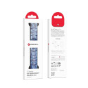 FORCELL F-DESIGN FA04 marble textured resin strap for APPLE Watch 38 / 40 / 41 mm blue