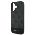 GUESS case for IPHONE 16 Plus GUHCP16MG4GLGR (PC/TPU 4G PU Bottom Stripe) grey