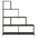 Plaukts SEAFORD 135x35xH150cm, melns