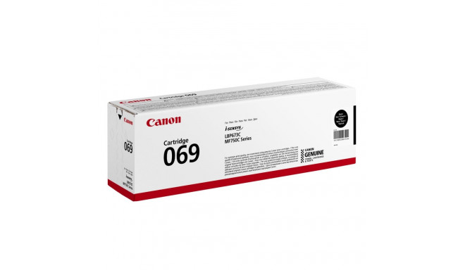 Canon 069 laservärikasett must
