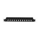 19" CABLE MANAGMEMENT METAL 1U TYPE A BLACK LANBERG