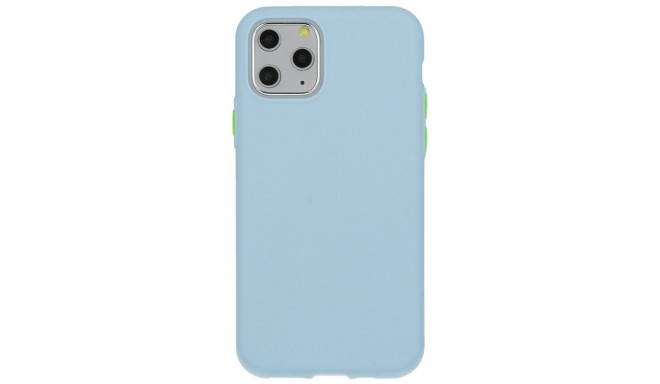 Mocco case Cream Silicone Soft Apple iPhone 12 mini, light blue