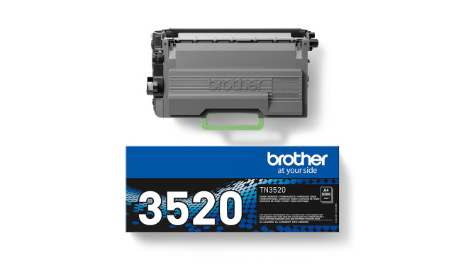 Оригинальный тонер Brother TN-3520 Чёрный