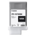 Картридж с оригинальными чернилами Canon PFI-107MBK Белый Матово-черный