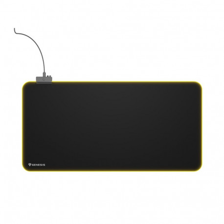 Genesis Mouse Pad | Boron 500 XXL RGB | Mouse pad | 400 x 800 x 4 mm | Black