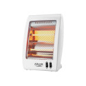 Adler Heater AD 7709 Halogen Heater 800 W Number of power levels 2 White