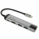 Verbatim Adapter Hub USB-C - USB-C/2xUSB-A 3.0/HDMI/Eternet aluminum/aluminum 49141