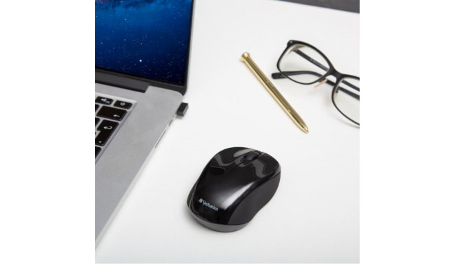 Verbatim Go Nano Wireless Mouse 1600 dpi black 49042