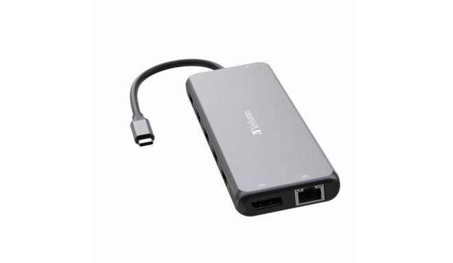 Verbatim adapterihub USB-C - 2xHDMI/DP/Eternet/6xUSB-A/Jack 3.5mm/2xUSB-C alumiinium 32153