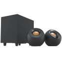 Creative 2.1 Pebble Plus desktop speakers with subwoofer black/black