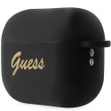 Guess GUAP2LSCHSK AirPods Pro 2 (2022/2023) cover black/black Silicone Charm Heart Collection