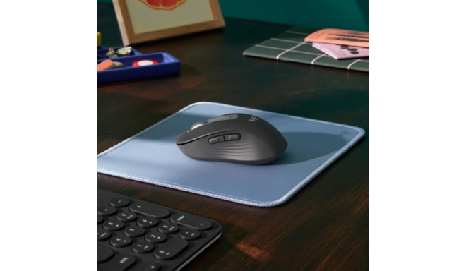 Logitech Signature M650 (910-006253) mouse RF Wireless + Bluetooth Optical 2000 DPI, Graphite