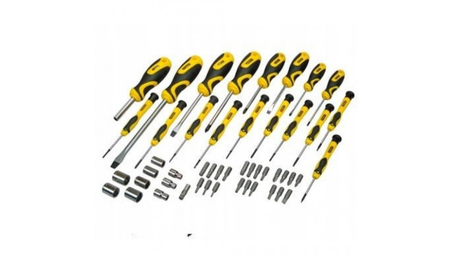 Screwdriver set 49 pcs. + bag