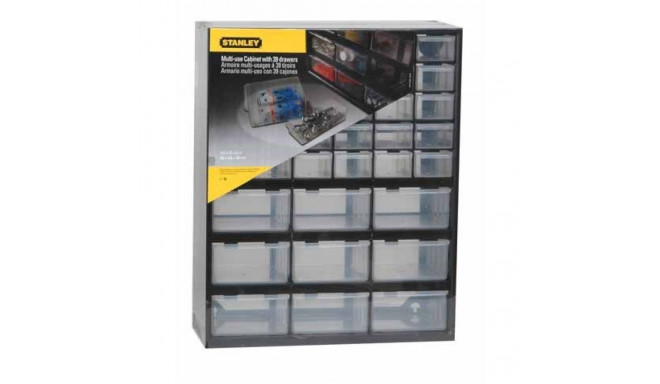Stanley 1-93-981 small parts/tool box Small parts box Plastic Black, Transparent