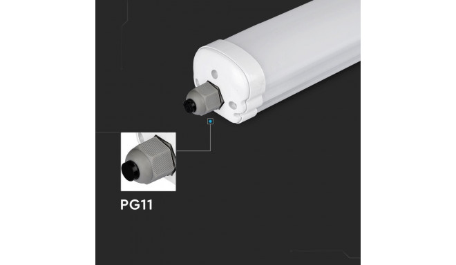 Hermetic luminaire LED V-TAC G-SERIES VT-1574 150cm 48W 120Lm/W 6500K 5760lm (SKU 216286) White