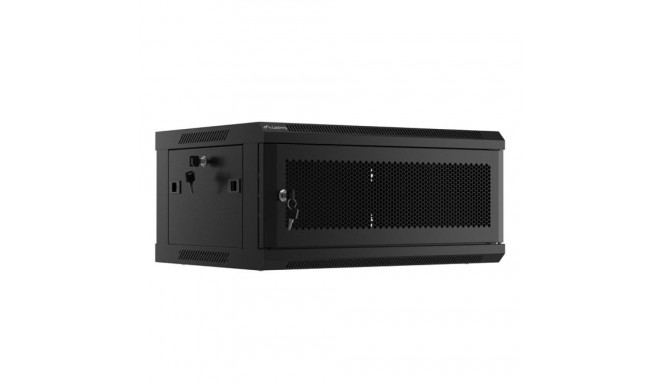 Lanberg WF01-6404-23B seinakinnitusega rack-kapp 4U must