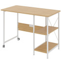 Maclean loft folding desk, dimensions: 107x45x75cm, max - 150 kg, with top, light beech color, MC-41