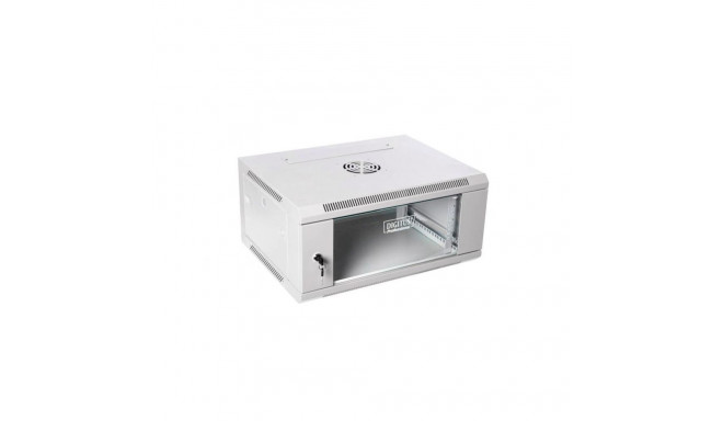 Digitus DN-W19 06U/450 rack cabinet 6U Wall mounted rack Light grey