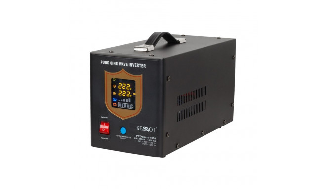 Uninterruptible power supply KEMOT PROsinus-1000 converter with pure sine wave and charging function