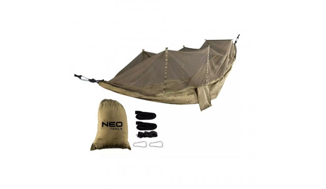 Hammock with mosquito net Neo Tools 330 x 140 cm set