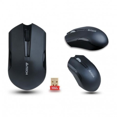 A4Tech G3-200N kahekäeline RF juhtmevaba V-Track 1000 DPI hiir