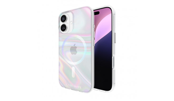 Case-Mate Soap Bubble MagSafe - Etui iPhone 16 (Iridescent)