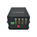 LevelOne 8-Channel BNC over Fiber Optic Extender Kit, 20km