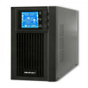 Qoltec 53042 uninterruptible power supply (UPS) Double-conversion (Online) 1 kVA 800 W 2 AC outlet(s